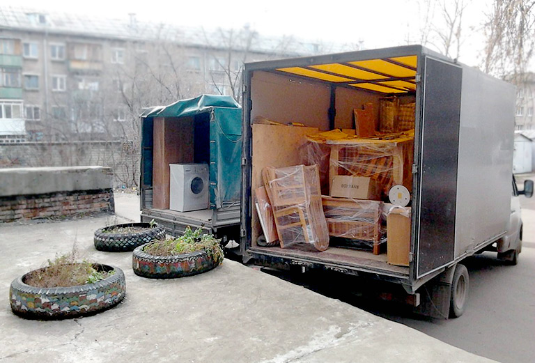 заказ машины  перевезти мебель догрузом из Москвы в Ярославль
