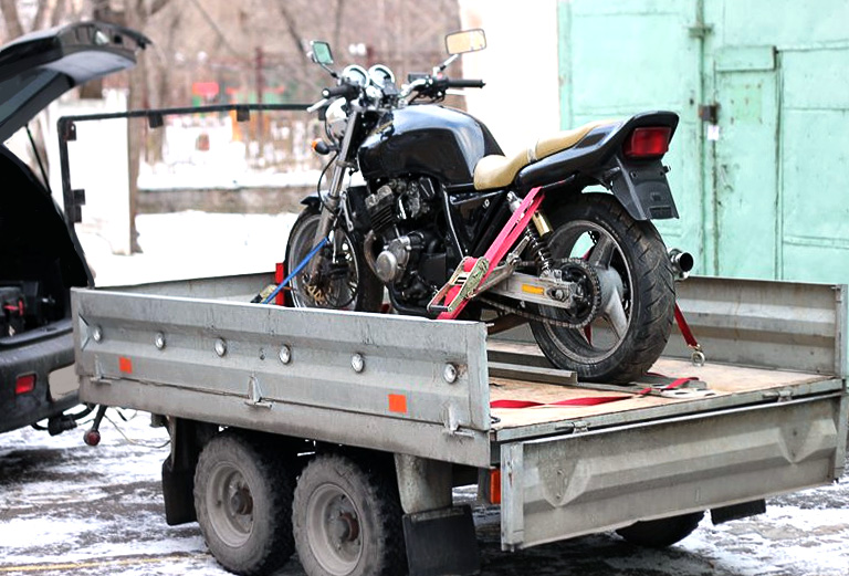 Эвакуатор для мотоцикла цена из Краснодара в Москву